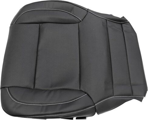 Gxarts سائق أو جانب الركاب البديل السفلي غطاء مقعد جلدي مثقبة أسود متوافق مع Chevy Silverado Tahoe Suburban GMC Sierra Yukon 2014 2015 2015 2017 2018 2019 in Saudi Arabia