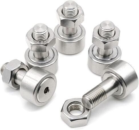 1PC High Precision KR12 CF4 M4x12x20mm Track Needle Roller Bearing Stud Type Cam Follower Roller Bearings Curve Roller Bearings in Saudi Arabia