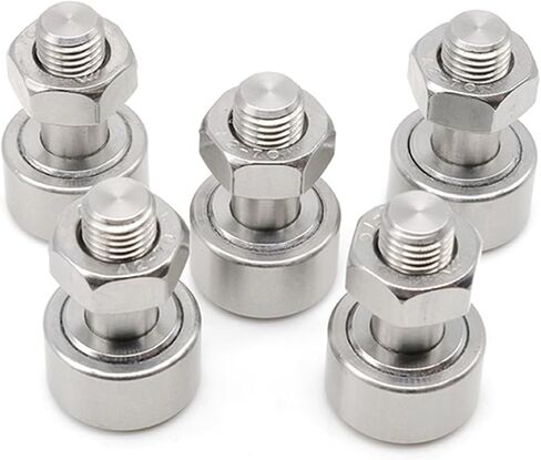 1PC High Precision KR12 CF4 M4x12x20mm Track Needle Roller Bearing Stud Type Cam Follower Roller Bearings Curve Roller Bearings in Saudi Arabia