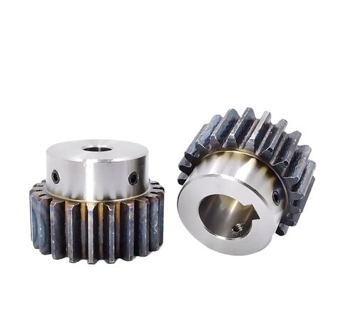 Pinion Hardware for Mechanical Rotation 1pcs 2M 22T Spur Gear Keyway Bore12/14/15~25mm Steel Metal Motor Gear with Step Transmission Accessories(16mm-Keyway 5x2.3mm) in Kuwait