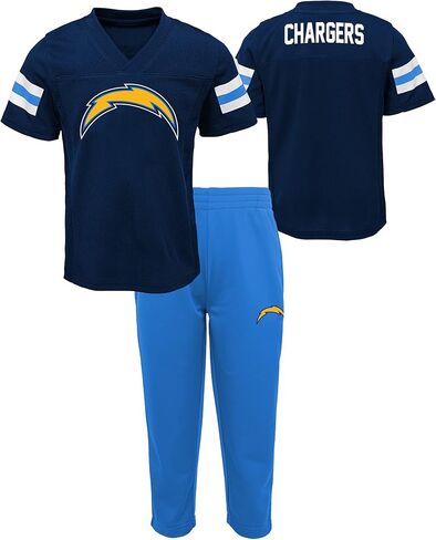 Outerstuff NFL Toddlers (2T-4T) Training Camp Top and Pants Set, Los Angeles Chargers, 4T in Saudi Arabia