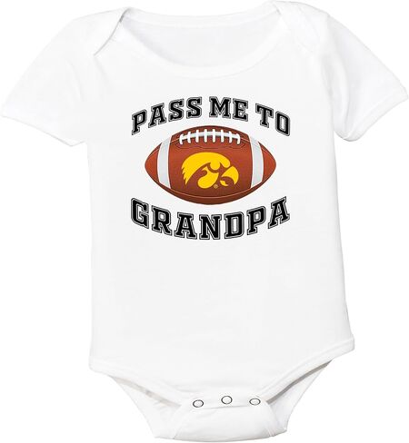 Iowa Hawkeyes تمرني إلى bodysuit baby baby grandpa in Saudi Arabia