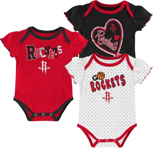 Outerstuff NBA Newborn (0M-9M)/Infant (12M-24M) 3 Pack Bodysuit in Saudi Arabia