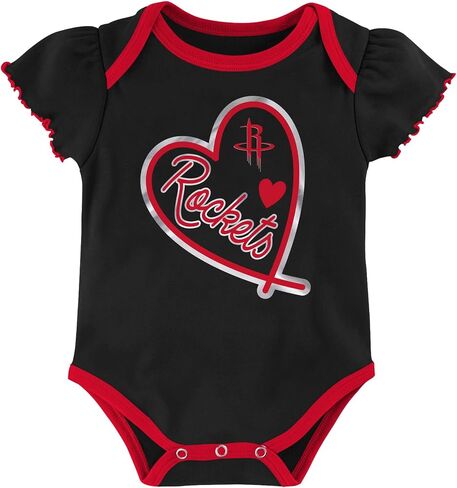 Outerstuff NBA Newborn (0M-9M)/Infant (12M-24M) 3 Pack Bodysuit in Saudi Arabia