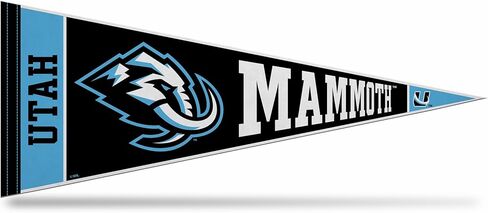 Rico Industries NHL Hockey Utah Mammoth Rally 12" x 30" Felt Wall Décor Pennant - Great for Home/Bed Room/Man Cave Décor in Saudi Arabia
