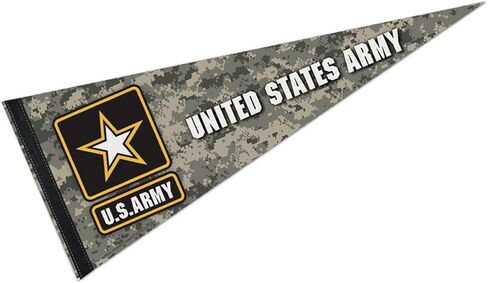 Ramson's Imports U.S. Army Logo 12x30 Roll Up Pennant in Saudi Arabia