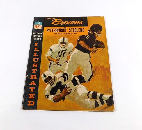 1964 Pittsburgh Steelers vs Cleveland Browns NFL Football Program 10-10-64-برامج اتحاد كرة القدم الأميركي in Saudi Arabia