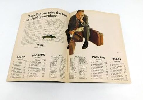 1967 Chicago Bears في Bay Packers NFL Football Program 9-24-67-برامج اتحاد كرة القدم الأميركي in Saudi Arabia