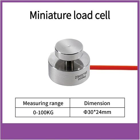 Micro Load Cell Force Weight Sensor HX711 AD Module Weight Sensor Electronic Scale 100KG 200KG 500KG 1T(Range 0-200KG) in Saudi Arabia