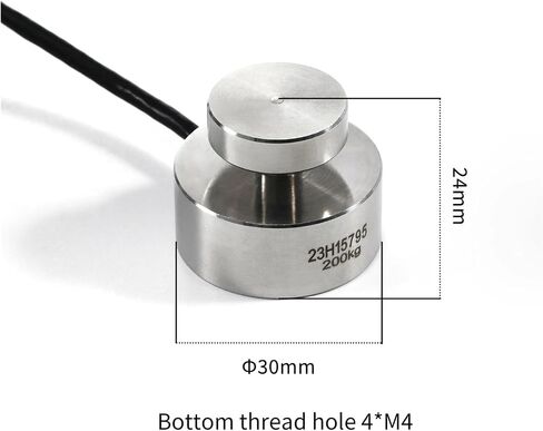 Micro Load Cell Force Weight Sensor HX711 AD Module Weight Sensor Electronic Scale 100KG 200KG 500KG 1T(Range 0-200KG) in Saudi Arabia