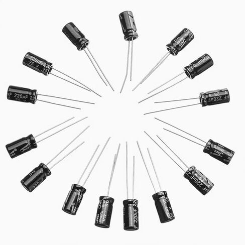 24 قيم 500pcs مكثفات كهربائية (0.1uf-1000f) in Kuwait