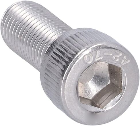 Allen Head Bolts, 4Pcs M10 x 1.25 Screws, A2-70 Stainless Steel M10 Hex Socket Cap Screw, Wheel Center Cap Screws Fastener Hardware for Construction, Cars, DIY, M10x30 in Saudi Arabia