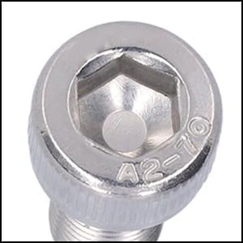 Allen Head Bolts, 4Pcs M10 x 1.25 Screws, A2-70 Stainless Steel M10 Hex Socket Cap Screw, Wheel Center Cap Screws Fastener Hardware for Construction, Cars, DIY, M10x30 in Saudi Arabia