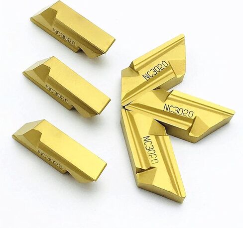 Carbide Tool 160405R NC3020 Original Turning Tool Metal Lathe Tool 160405 Professional Steel Processing Tool (Angle : KNUX160405R NC3020, Insert Width(mm) : 100PCS(10box)) in Saudi Arabia