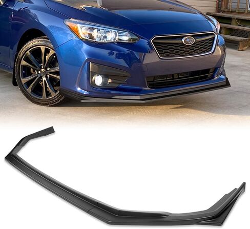 Q1-TECH, 9PCS Front Bumper Lip & Side Skirt Extensions Diffuser Compatible with Subaru Impreza 2017-2019, Front Bumper Lip Air Chin Body Spoiler Splitter ABS (Painted Carbon) in Saudi Arabia