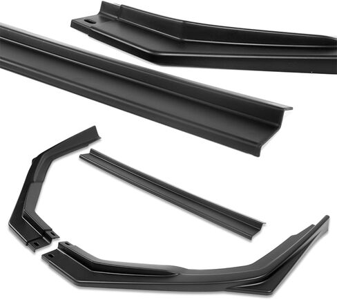 Q1-TECH, 9PCS Front Bumper Lip & Side Skirt Extensions Diffuser Compatible with Subaru Impreza 2017-2019, Front Bumper Lip Air Chin Body Spoiler Splitter ABS (Painted Carbon) in Saudi Arabia