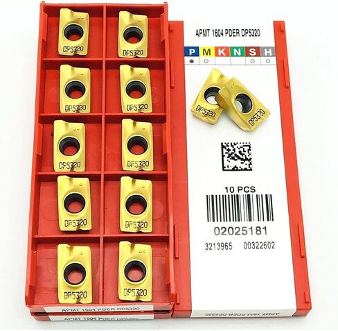Carbide Tool Machine Tool Accessories APMT1604 PDER DP5320 DP5420 Carbide Turning Tool Metal CNC APMT1604 DP5420 Tool APMT 1604 (Angle : APMT1604 PDER DP5420, Insert Width(mm) : 20PCS(2box)) in Saudi Arabia