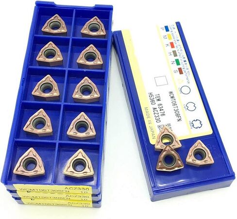 Carbide Tool WCMT06T308 FN ACZ330 CUTE CNC Machine Tool WCMT 06T308 Carbide Insert Bit U Drill Tool (الزاوية: WCMT06T308FN ACZ330 ، عرض إدراج (MM): 10pcs (1Box)) in Saudi Arabia