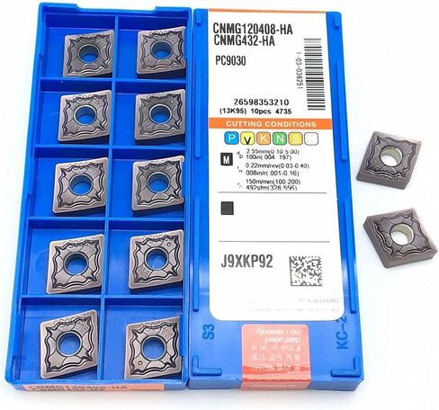 أداة Carbide CNMG120408 HA PC9030 شفرة كربيد لأداة التحول الخارجية CNMG120408 (الزاوية: CNMG120408 HA PC9030 ، عرض إدراج (مم): 20pcs (2Box)) in Saudi Arabia