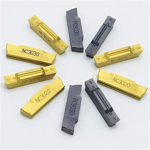 Carbide Tool MGMN150 MGMN200 MGMN300 MGMN400 NC3020 NC3030 PC9030 Grooving Tool CNC Grooving Carbide Turning Tool Grooving Tool Blade (Angle : MGMN150 G NC3020, Insert Width(mm) : 10PCS(1box)) in Saudi Arabia