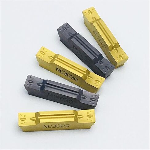Carbide Tool MGMN150 MGMN200 MGMN300 MGMN400 NC3020 NC3030 PC9030 Grooving Tool CNC Grooving Carbide Turning Tool Grooving Tool Blade (Angle : MGMN150 G NC3020, Insert Width(mm) : 10PCS(1box)) in Saudi Arabia