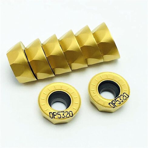 Carbide Tool Machine Tool RPMT1204 M C DP5320 Carbide Insert Metal Turning Insert RPMT1204 Lathe Tool Milling Cutter (Angle : RPMT1204 M C DP5320, Insert Width(mm) : 10PCS(1box)) in Saudi Arabia