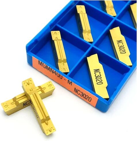 أداة Carbide Mgmn150 mgmn200 mgmn300 mgmn400 أداة مرفقة مخرطة أداة تحويل CNC أداة الكرببية الأصلية أداة الصلب المقاوم للصدأ (الزاوية: Mgmn400 M NC3030 ، عرض إدراج (MM): 20pcs (2Box)) in Saudi Arabia