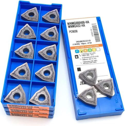 Carbide Tool CNC Machine Tool External Turning Tool WNMG080408 HA PC9030 Turning Tool Stainless Steel WNMG080408 (Angle : WNMG080408 HA PC9030, Insert Width(mm) : 10PCS(1box)) in Saudi Arabia