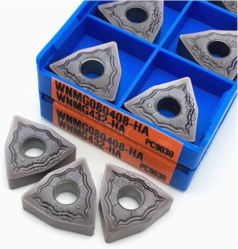 Carbide Tool CNC Machine Tool External Turning Tool WNMG080408 HA PC9030 Turning Tool Stainless Steel WNMG080408 (Angle : WNMG080408 HA PC9030, Insert Width(mm) : 10PCS(1box)) in Saudi Arabia