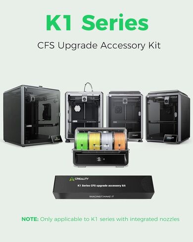 Creality Official K1 Series CFS Upgrade Accessory Kit, Unlock Multi-Color Printing, 40-Minute Installation for CFS Filament System, Compatible with Creality K1 Max, K1C, K1, K1 SE 3D Printers in Saudi Arabia