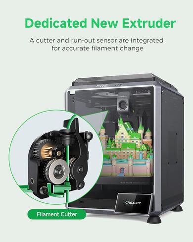 Creality Official K1 Series CFS Upgrade Accessory Kit, Unlock Multi-Color Printing, 40-Minute Installation for CFS Filament System, Compatible with Creality K1 Max, K1C, K1, K1 SE 3D Printers in Saudi Arabia