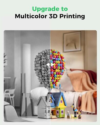 Creality Official K1 Series CFS Upgrade Accessory Kit, Unlock Multi-Color Printing, 40-Minute Installation for CFS Filament System, Compatible with Creality K1 Max, K1C, K1, K1 SE 3D Printers in Saudi Arabia