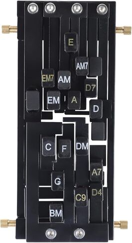 Guitar chord Crasser ، أداة ممارسة جيب الجيتار الوتر ، و Chord Helper للمبتدئين ، ومدرب الوتر المحمول للغيتار الصوتي ، وعملية سهلة ، أسود ABS in Saudi Arabia
