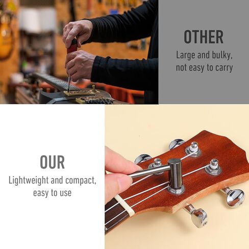 2Pcs Guitar Truss Rod Wrench, 5/16" (8mm)+21mm Truss Rod Wrench Set Guitar Repair Adjustment Wrench Cross Screwdriver Guitars Neck Repair Dual Function Tool Guitarists Technicians Universal in Saudi Arabia