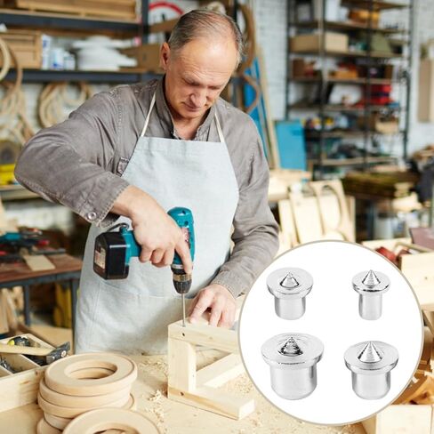 40 PCS Dowel Center Transfer Plugs ، 4 أحجام ، دبابيس وضع علامة على مركز عمل الخشب الكربوني ، أداة محاذاة Dowel الأثاث مع نقطة حادة ، دليل الحفر الخشبي لمشاريع نجارة الخشب و DIY in Kuwait