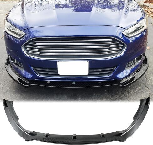 Carbon Fiber Front Bumper Lip Splitter Compatible with Ford Fusion 2013-2016, Trim Protection Splitter Spoiler in Saudi Arabia