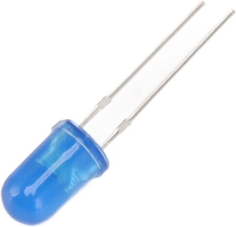 100Pcs 5mm LED Diodes Light Emitting Diodes for DIY Science Green Yellow Blue White in Saudi Arabia