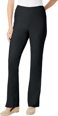 امرأة ضمن حجم زائد الحجم فليز السحب على Bootcut Denim Jean-20 W ، Indigo Sands in Saudi Arabia