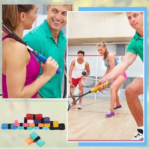 100 PCS تشي الريشة المضرب الزائد ، شريط التنس الزائد ، مضاد للانزلاق ومقبض قبضة امتصاص شريط الانتهاء in Saudi Arabia