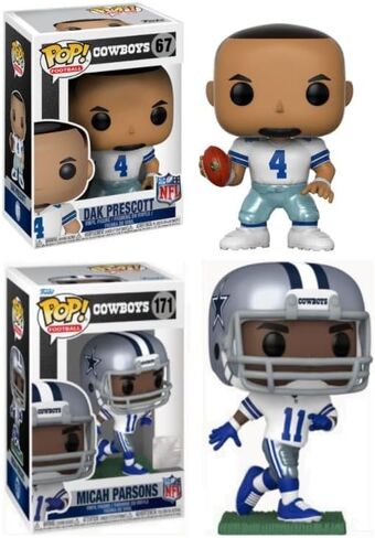 Funko Dak Prescott/Micah Parsons (Dallas Cowboys) NFL Pop! Combo (2) in Saudi Arabia