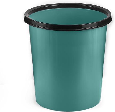Plastic Small Trash Can Wastebasket - Garbage Can Basket for Bathrooms - Laundry Room, Kitchens, Offices, Kids Rooms, Dorms - Grey in Saudi Arabia