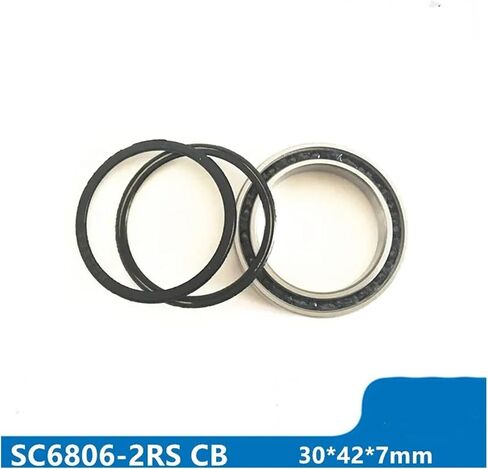 1pcs Sc6806-2rs 30 * 42 * 7 Mm 1pcs ABEC-3 Stainless Ceramic Si3n4 Ball Bearing for Bb30 Bottom Bracket in Saudi Arabia