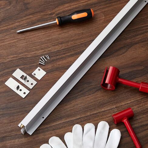 2 Pack 36 Inch Automatic Door Bottom Seal 9/16''w x 36''l x 1-3/8''h Aluminum Automatic Door Sweep in Saudi Arabia