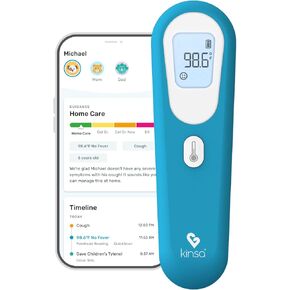 ميزان الحرارة الرقمي الذكي Kinsa QuickCare - تم ترخيص مقياس الحرارة الطبي من إدارة الغذاء والدواء الأمريكية in Kuwait