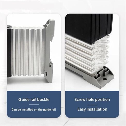 10A 25A 40A 60A 80A 100A 120A Mount Solid State Relay SSR المرحلة الواحدة DC Control Control Control AC AC مع بالوعة الحرارة 1PCs (AC-AC ، 40A) in Kuwait