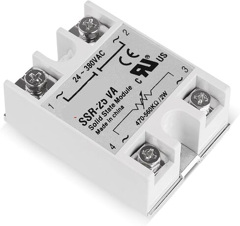 مرحلة واحدة من المرحلة الصلبة المرحلة الصلبة SSR-10 VA 25VA 40VA فولت فولت الجهد الجهد منظم الطاقة منظم الطاقة معزولة بالكامل 1PCs (SSR-40VA) in Kuwait