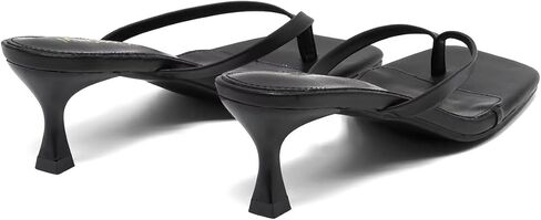 Thong Sandals Histten Heels Square Flip Flops Flops على الكعب للنساء الصنادل كعب الكعب المنخفض 2.4 بوصة للصيف in Kuwait