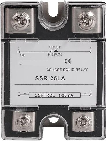 التناظرية 4-20MA إدخال المرحلة الواحدة المرحلة الصلبة ترحيل SSR-40LA 25LA 80LA SSR منظم الجهد النمطية النسبية 1PCs (SSR-25LA) in Kuwait