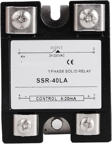 التناظرية 4-20MA إدخال المرحلة الواحدة المرحلة الصلبة ترحيل SSR-40LA 25LA 80LA SSR منظم الجهد النمطية النسبية 1PCs (SSR-25LA) in Kuwait