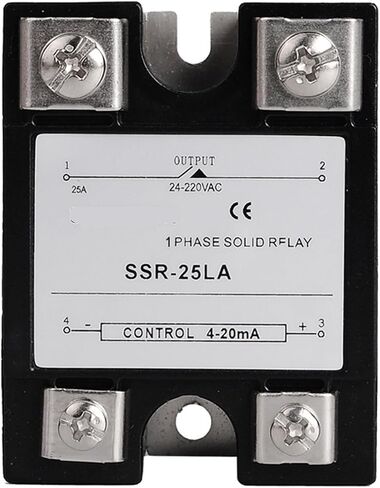 التناظرية 4-20MA إدخال المرحلة الواحدة المرحلة الصلبة ترحيل SSR-40LA 25LA 80LA SSR منظم الجهد النمطية النسبية 1PCs (SSR-25LA) in Kuwait